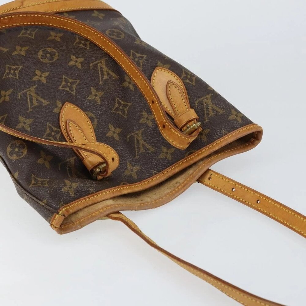LOUIS VUITTON Monogram Bucket PM Shoulder Bag M42238 LV Auth gh1038 - Picture 6 of 16